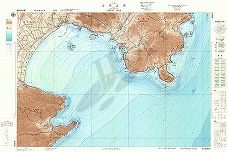 志布志湾 (海底地形図)