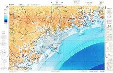 長島湾 (海底地形図)