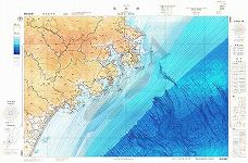 賀田湾 (海底地形図)