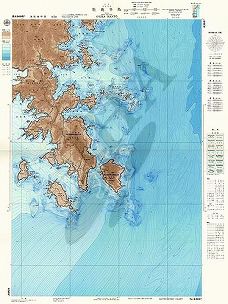 牡鹿半島 (海底地形図)
