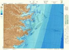 釜石湾 (海底地形図)