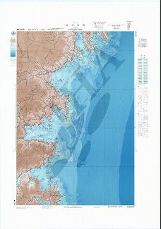 志津川湾 (海底地形図)