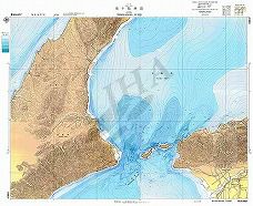 友ケ島水道 (海底地形図)