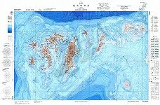 慶良間列島 (海底地形図)