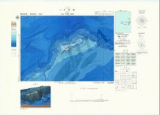 久米鳥島 (海底地形図)