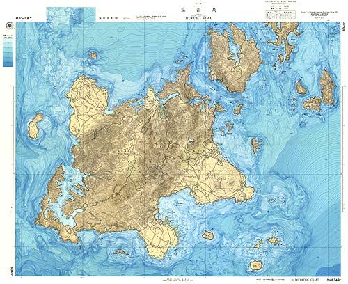 福江島 (海底地形図) - ウインドウを閉じる
