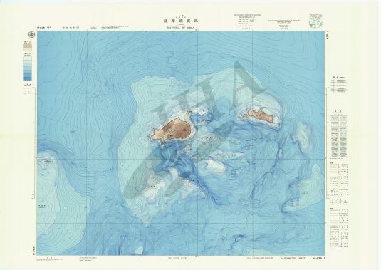 薩摩硫黄島 (海底地形図) - ウインドウを閉じる