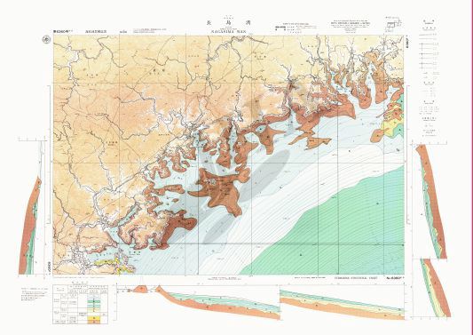 長島湾 (海底地質構造図) - ウインドウを閉じる