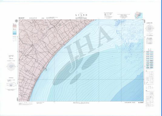 九十九里浜 (海底地形図) - ウインドウを閉じる