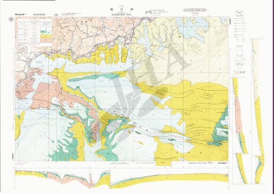 鴨川湾 (海底地質構造図) - ウインドウを閉じる