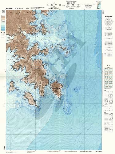 牡鹿半島 (海底地形図) - ウインドウを閉じる