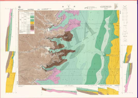 釜石湾 (海底地質構造図) - ウインドウを閉じる