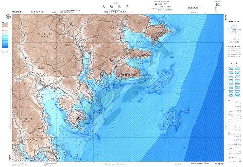 大船渡湾 (海底地形図) - ウインドウを閉じる