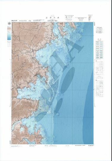 志津川湾 (海底地形図) - ウインドウを閉じる