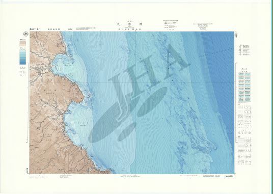久慈湾 (海底地形図) - ウインドウを閉じる