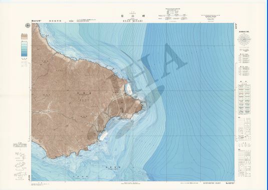 恵山岬 (海底地形図) - ウインドウを閉じる