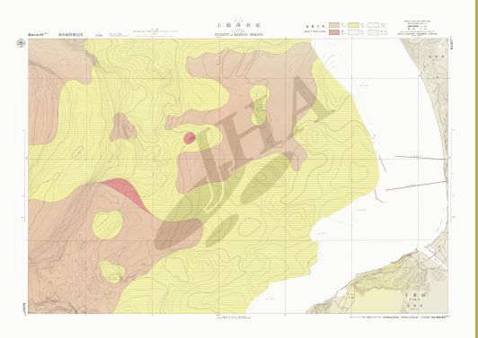 上総湊付近 (海底地質構造図) - ウインドウを閉じる