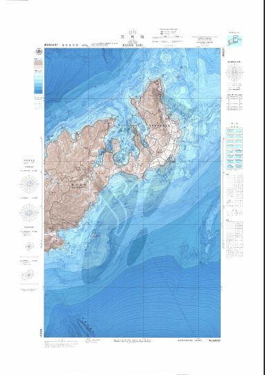 笠利埼 (海底地形図) - ウインドウを閉じる
