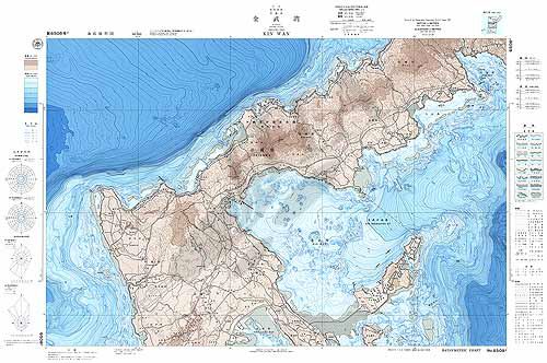 金武湾 (海底地形図) - ウインドウを閉じる