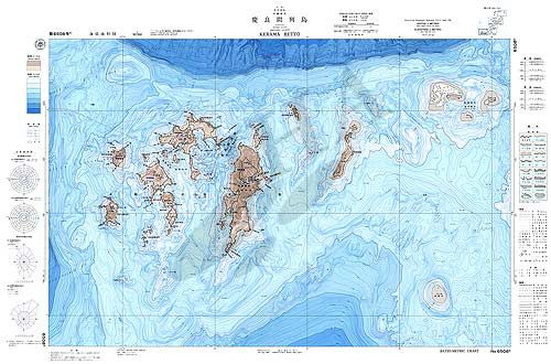慶良間列島 (海底地形図) - ウインドウを閉じる