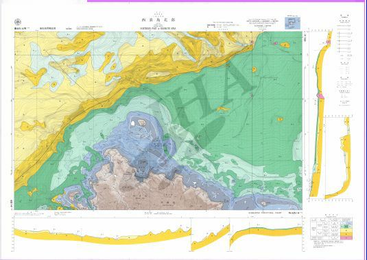 西表島北部 (海底地質構造図) - ウインドウを閉じる