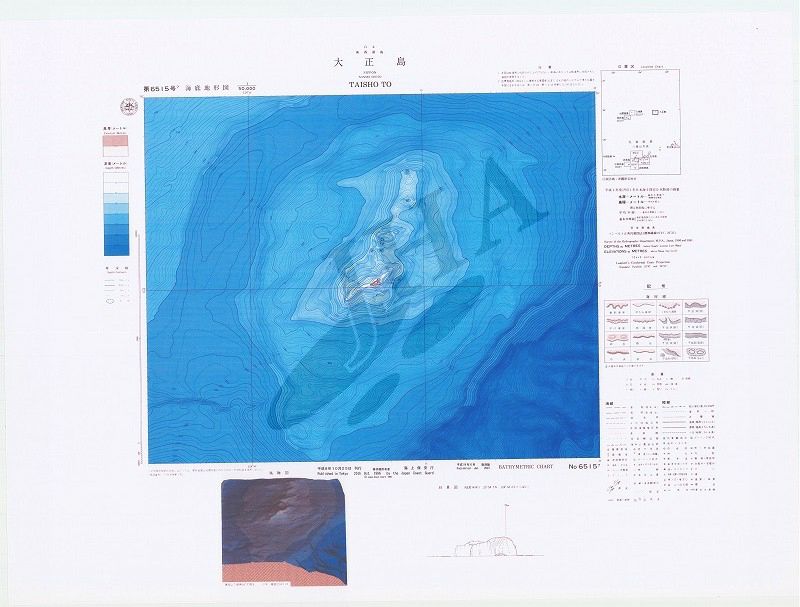 大正島 (海底地形図) - ウインドウを閉じる