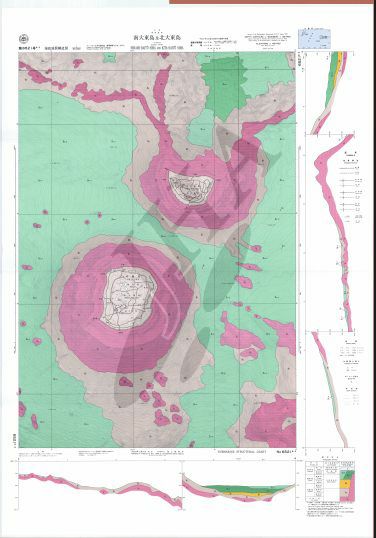南大東島及北大東島 (海底地質構造図) - ウインドウを閉じる