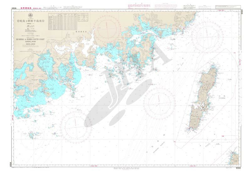 壱岐島至朝鮮半島南岸 - ウインドウを閉じる